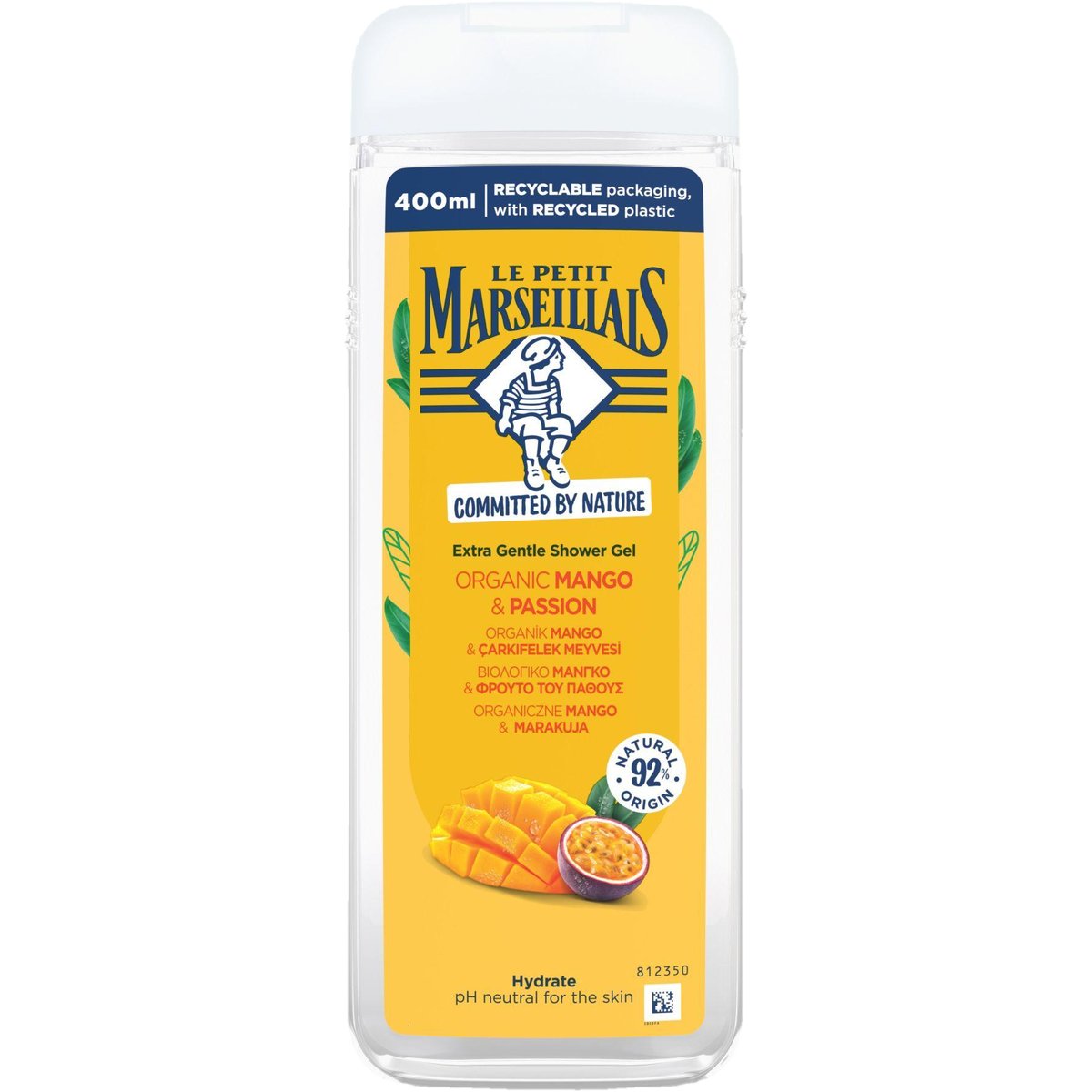 Le Petit Marseillais Organikus Mangó & Maracuja tusfürdő