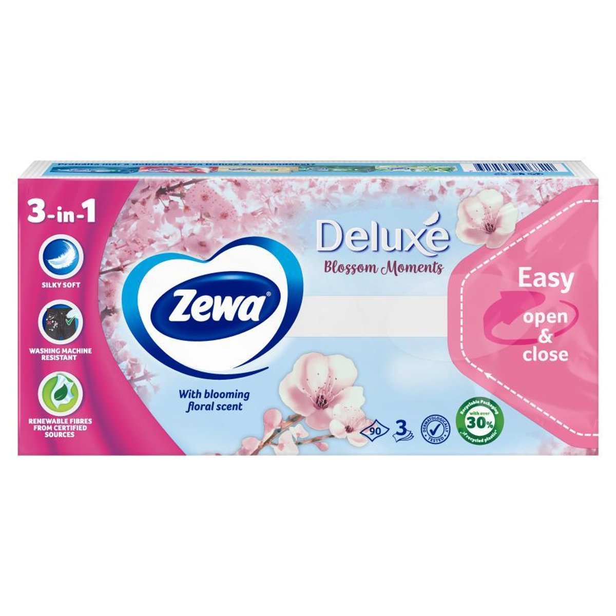 Zewa Deluxe 3 rétegű papír zsebkendő Blossom Moments