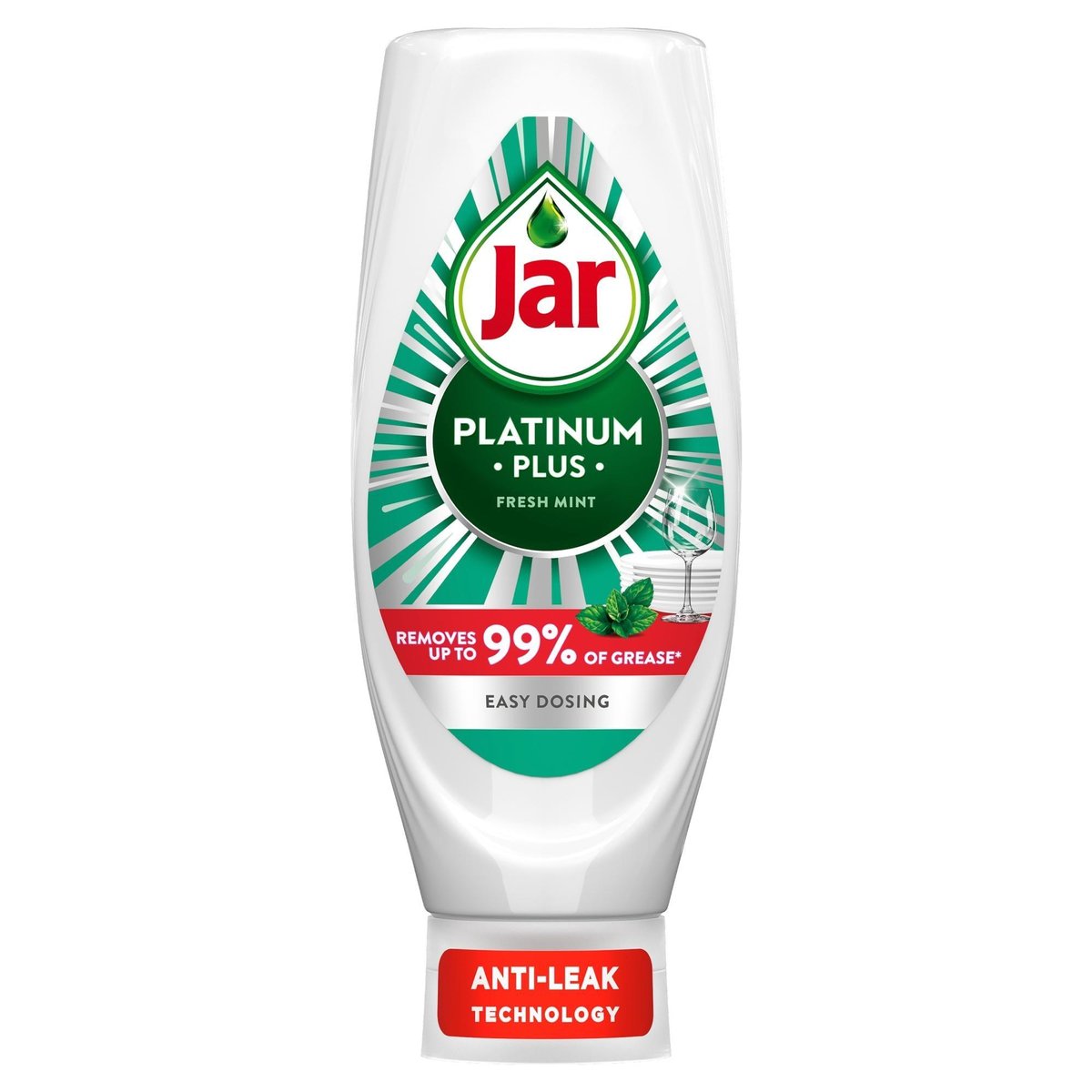 Jar Platinum Plus Mosogatószer Friss Menta illattal, 660 ml