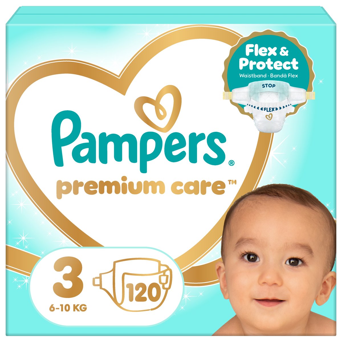 Pampers Premium Care Pelenka, Méret: 3 (6-10 kg) 120 db