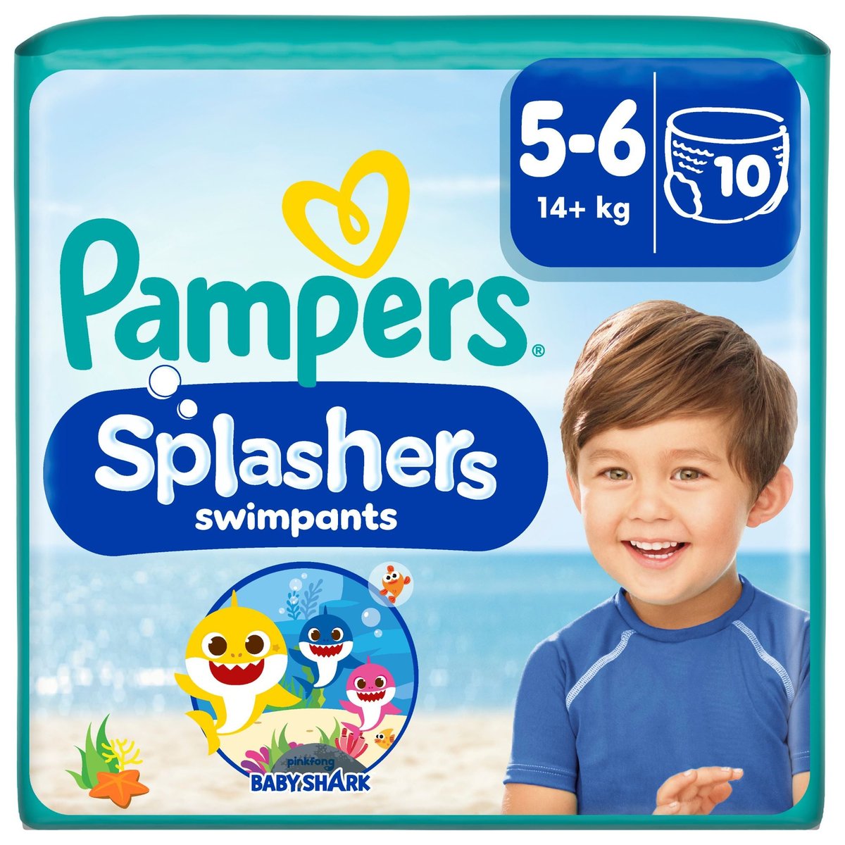 Pampers Splashers Úszópelenka, Méret: 5-6 (14+ kg) 10 db