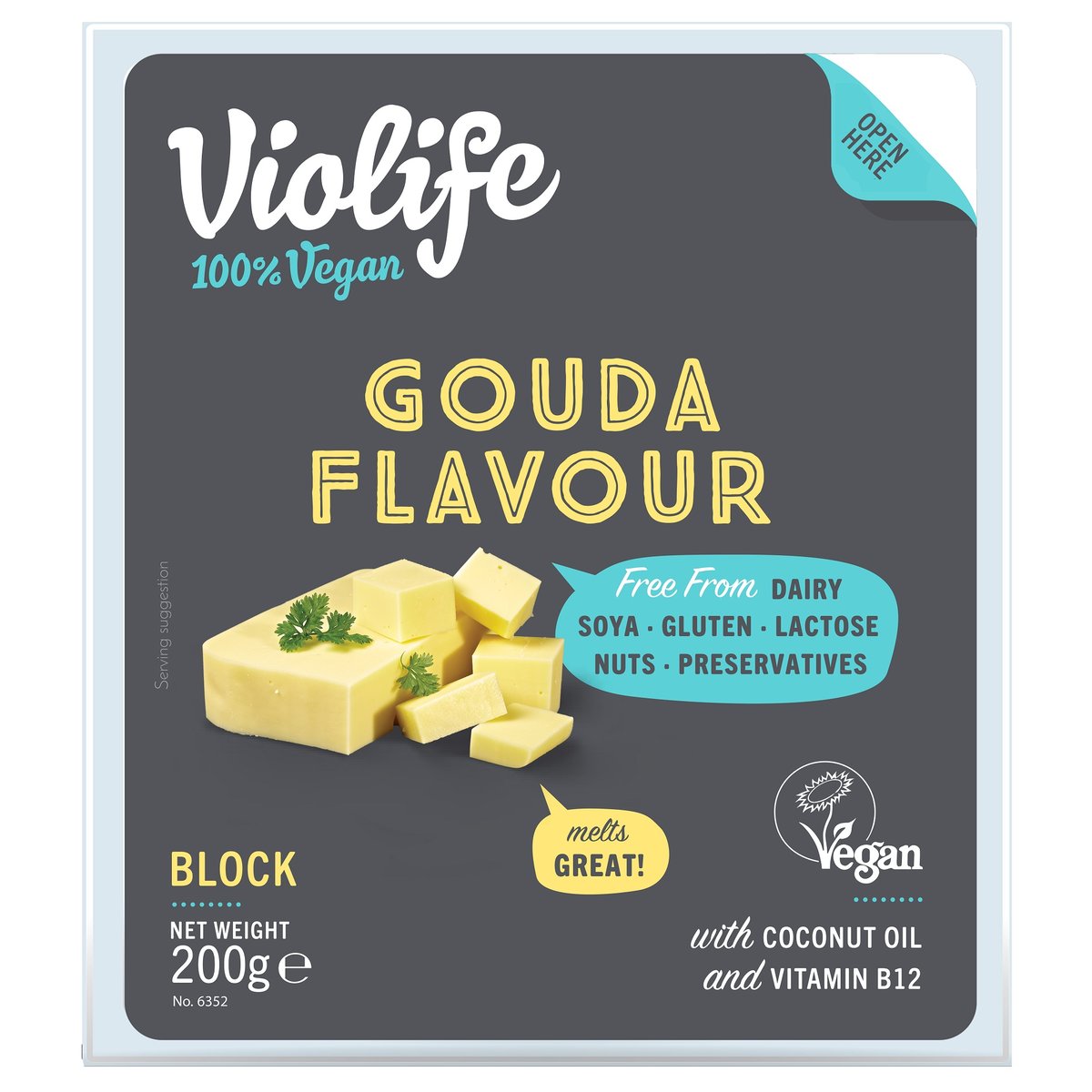 Violife Gouda ízesítésű tömb