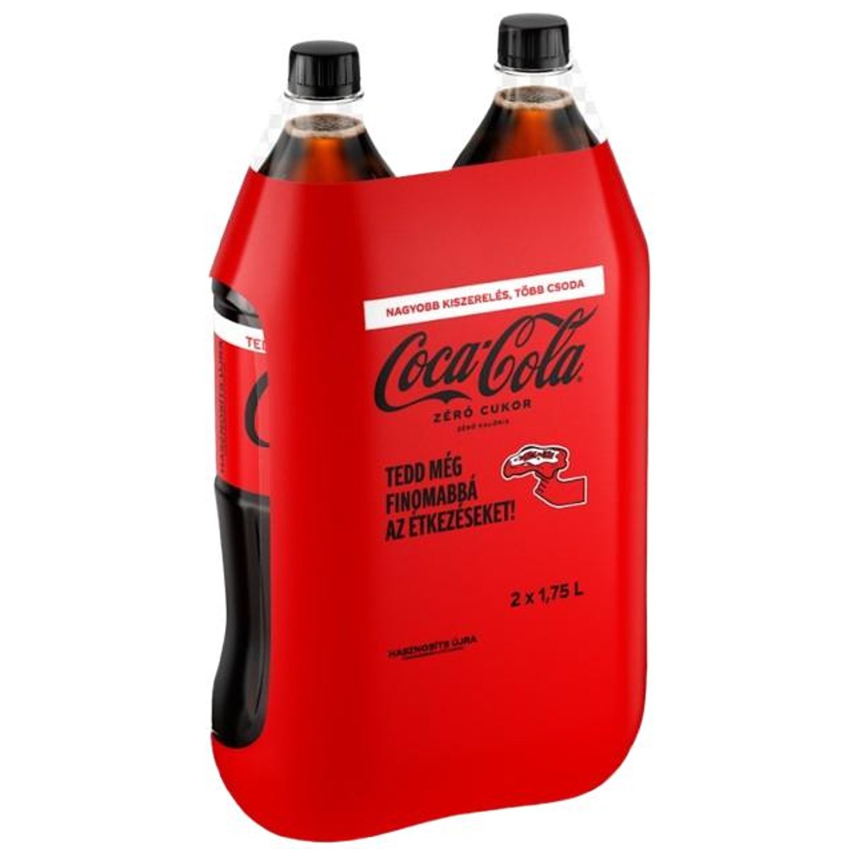 Coca-Cola Zero colaízű energiamentes szénsavas üdítőital multipack (2x1,75l)
