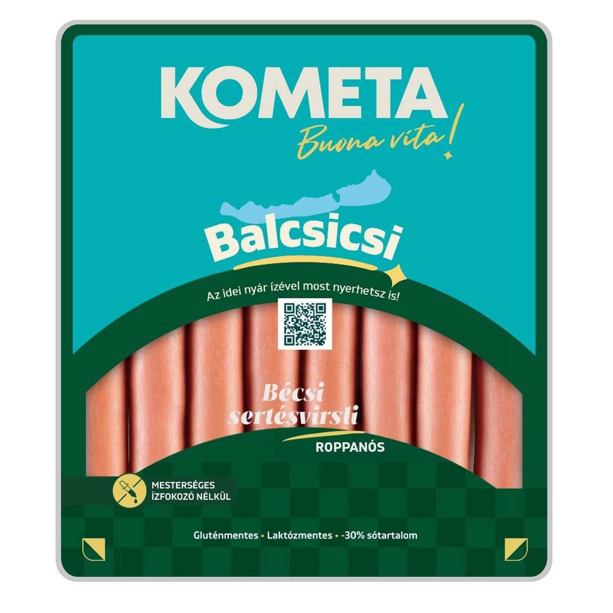 Kométa bécsi virsli, roppanós 2x200g