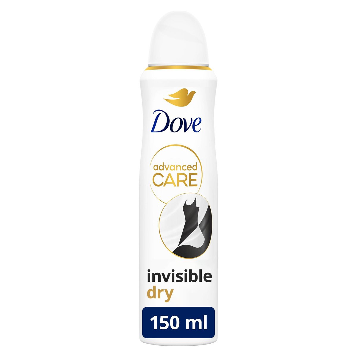 Dove Advanced Care Invisible Dry női izzadásgátló dezodor, 150 ml