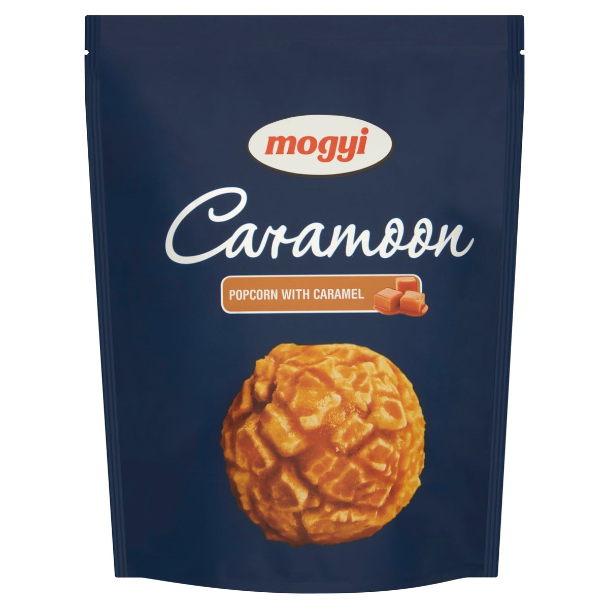 Mogyi Caramoon édes vajkaramellás cukormázzal bevont pattogatott kukorica