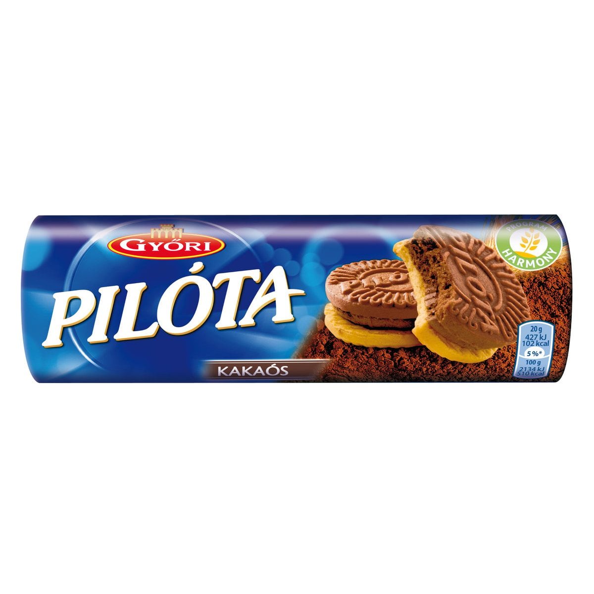 Győri Pilóta kakaós krémmel töltött keksz