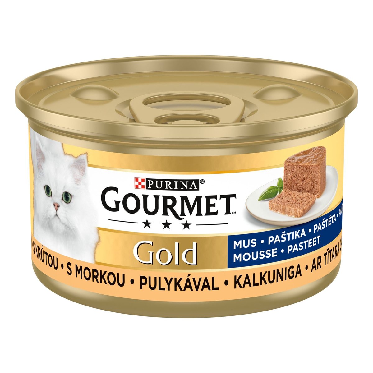 Gourmet Gold Pulykával pástétom nedves macskaeledel