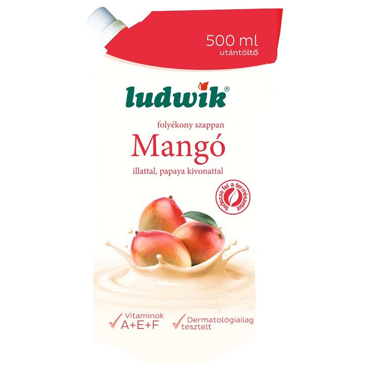 Ludwik Folyékony szappan utántöltő Mangó