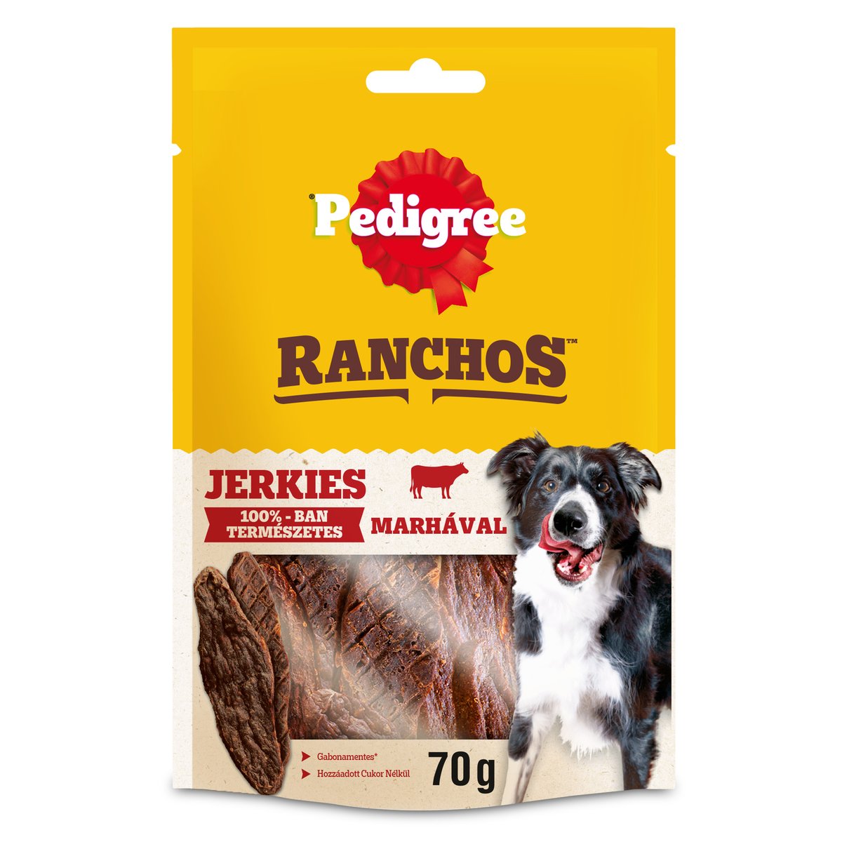 Pedigree Ranchos jutalomfalatok marhahússal felnőtt kutyák számára 70 g