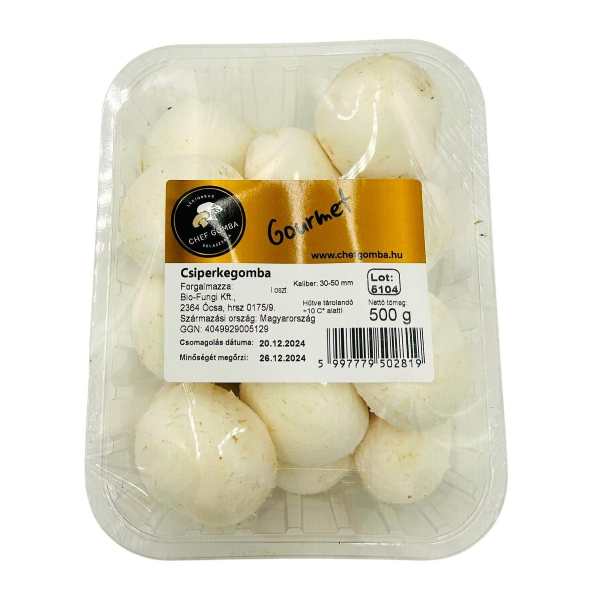 Gourmet Fehér csiperkegomba