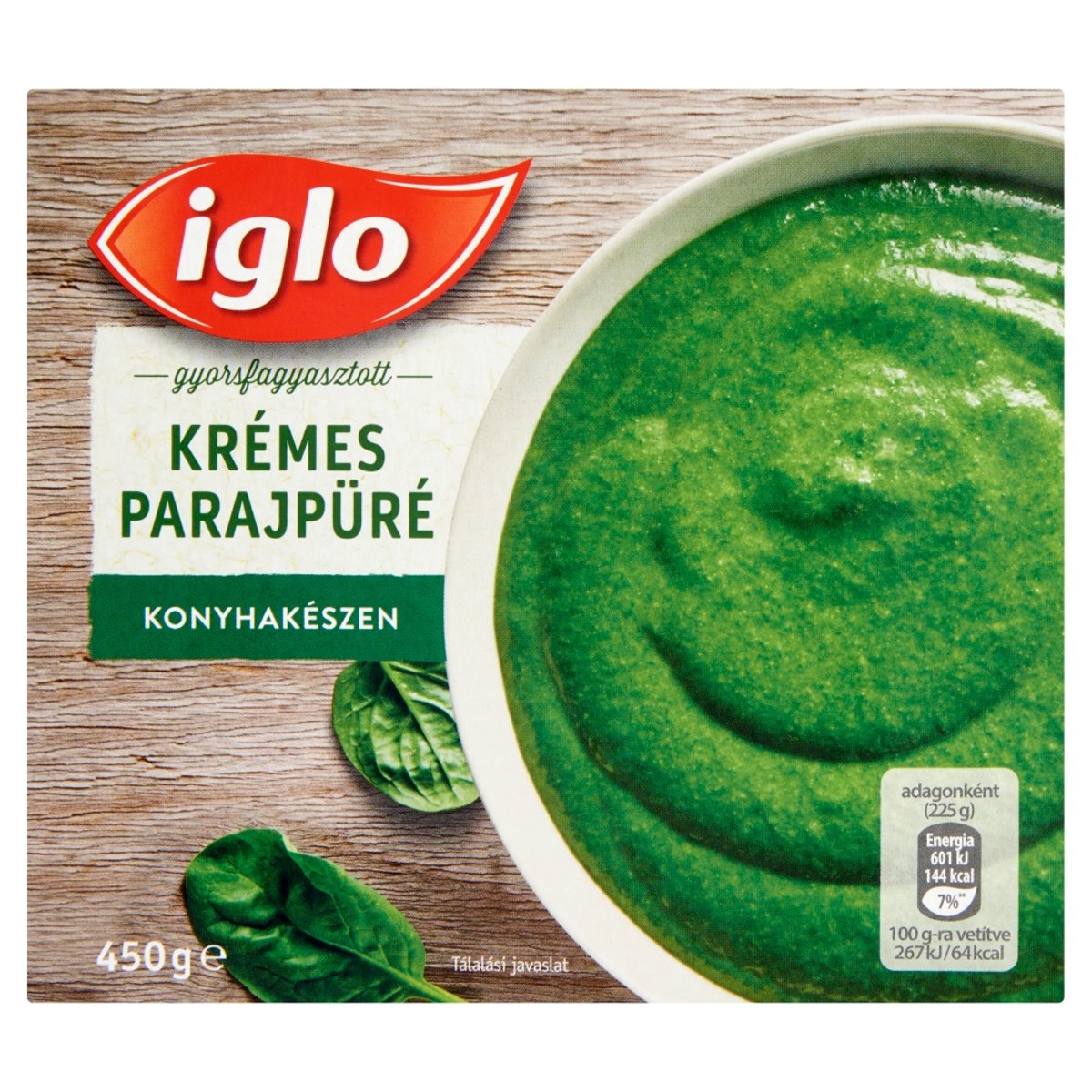 Iglo Krémes parajpüré dobozos