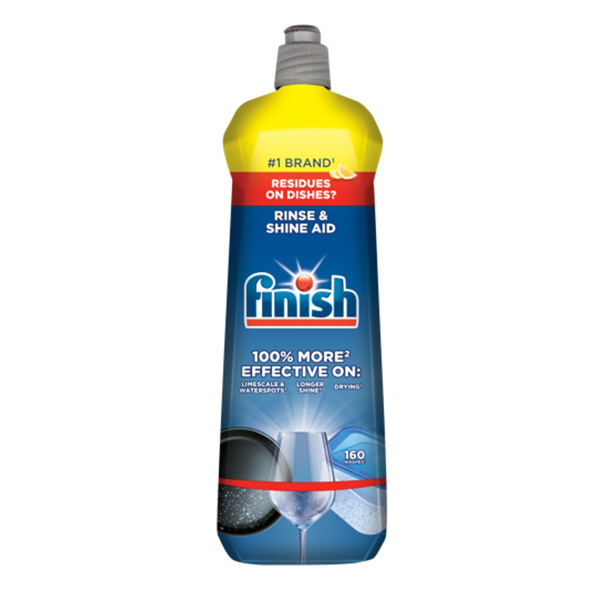 Finish Shine & Protect Rinse Aid öblítőszer gépi mosogatáshoz, Citrom illat