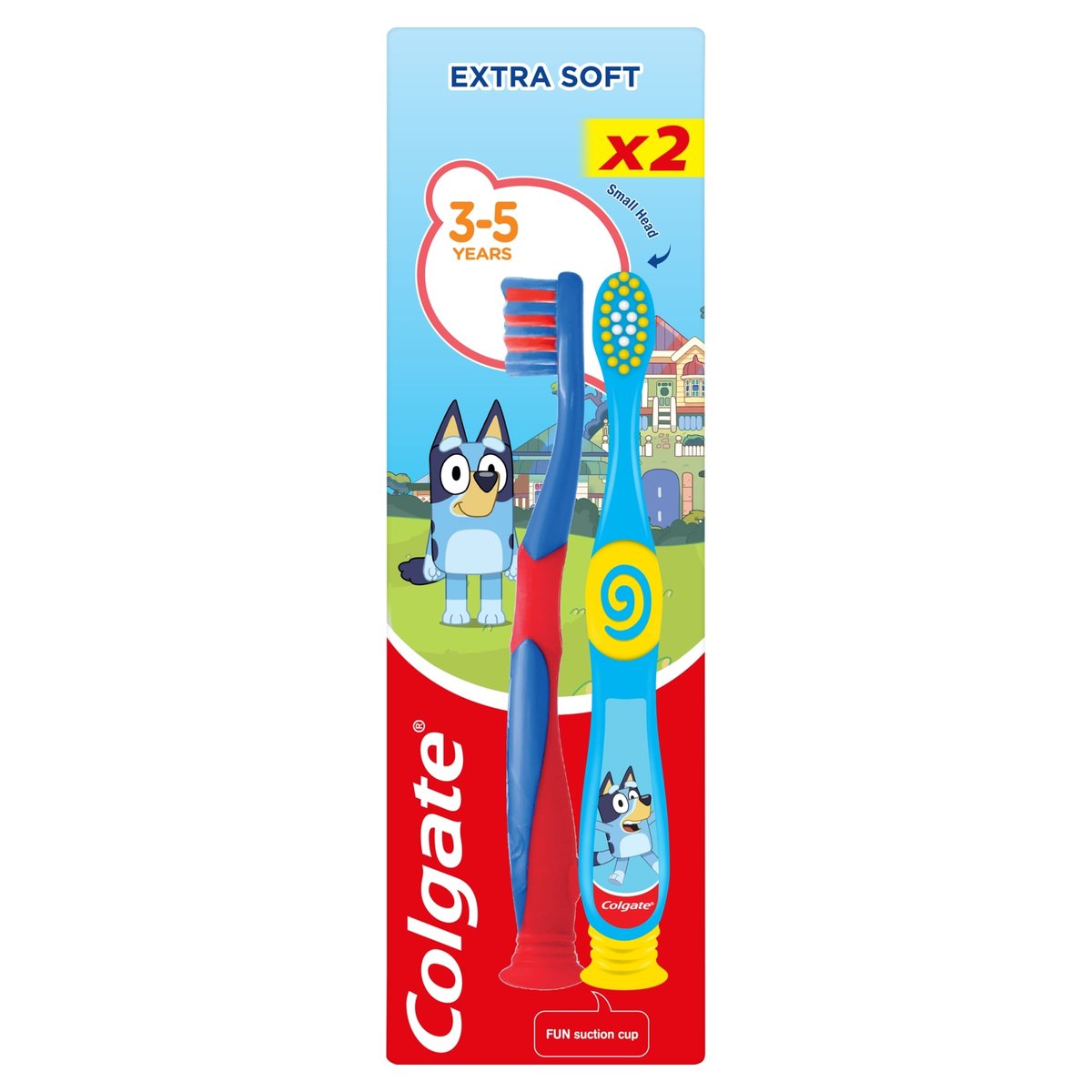 Colgate Bluey gyerek fogkefe 3-5 éves korig 2 db