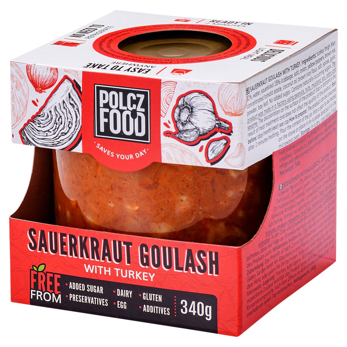 Polcz Káposztás pulyka, gluténmentes