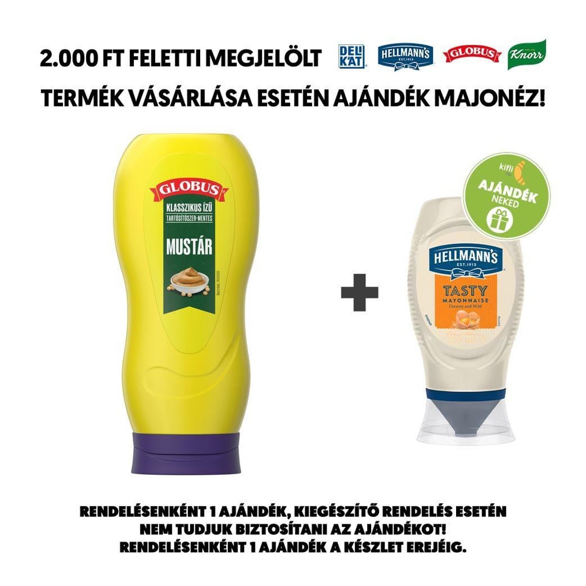 Globus Klasszikus ízű flakonos mustár