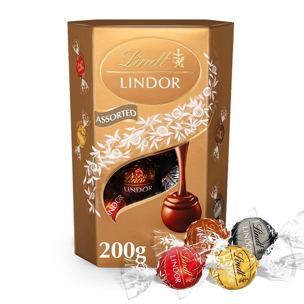 Lindt Lindor csokoládé pralinék lágyan olvadó töltelékkel