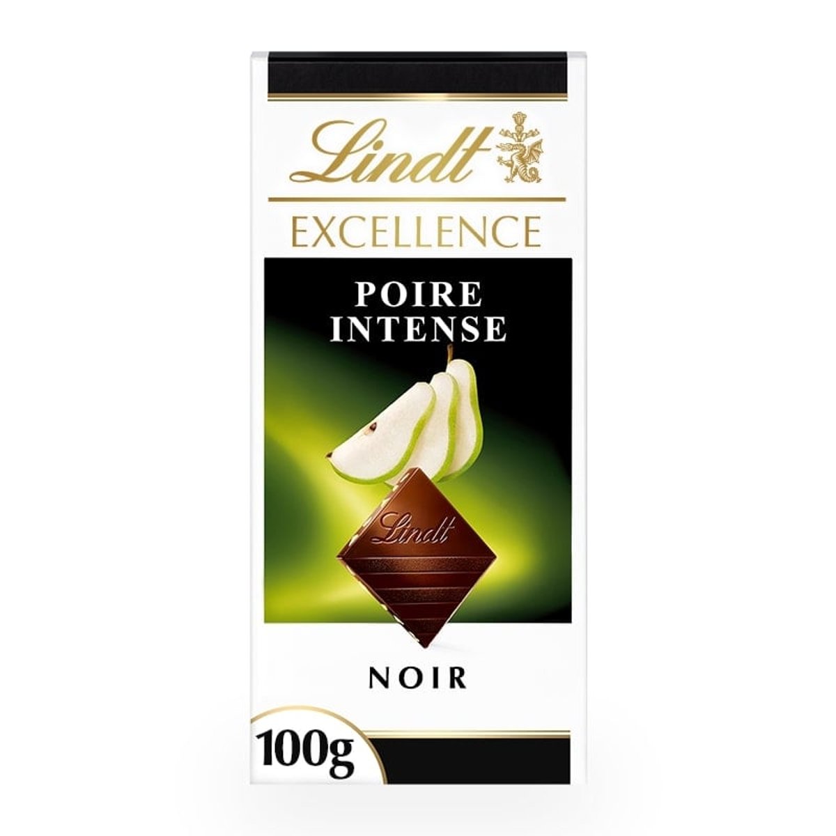 Lindt Excellence svájci étcsokoládé körte és mandula darabokkal