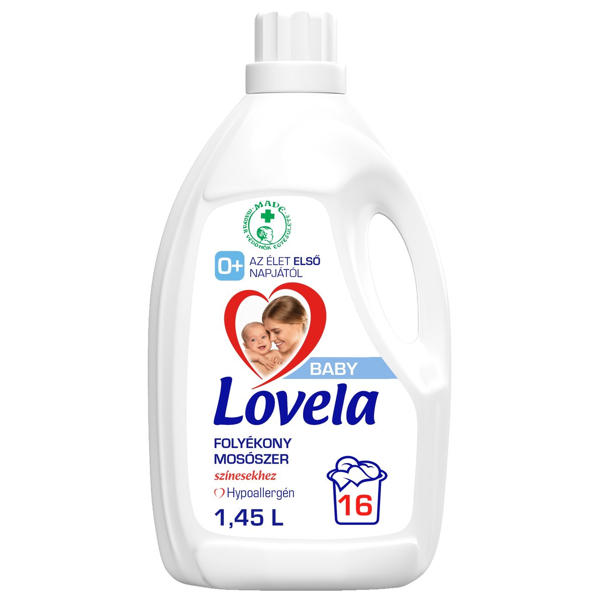 Lovela Baby Hipoallergén Folyékony mosószer színes ruhákhoz 1,45l