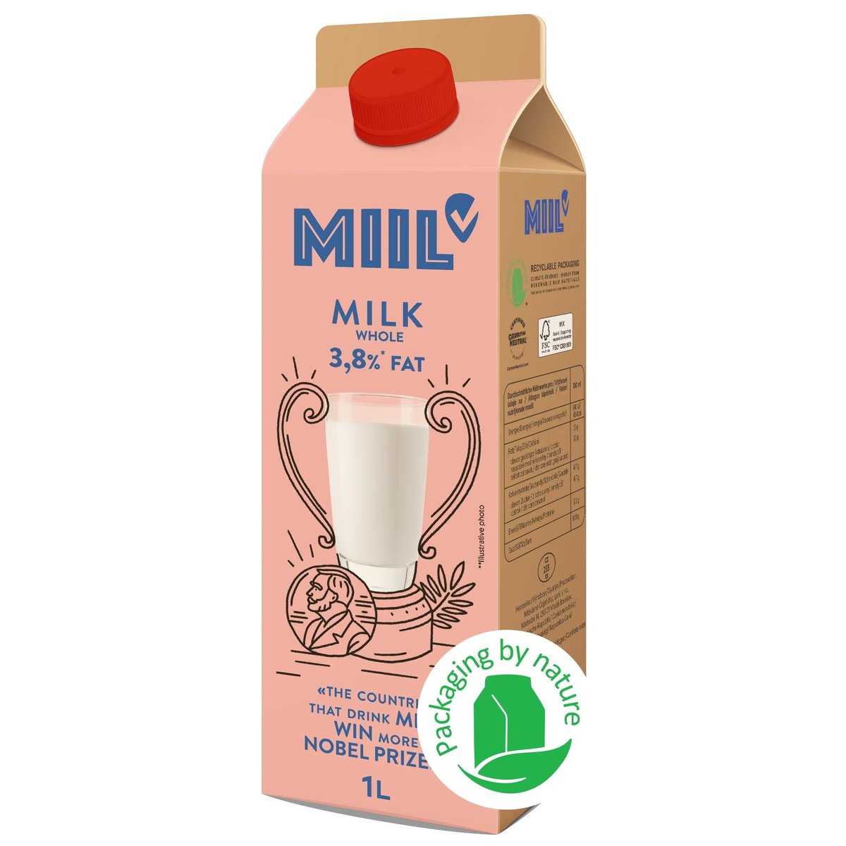 Miil Nem-standardizált teljes tej, 3,8%