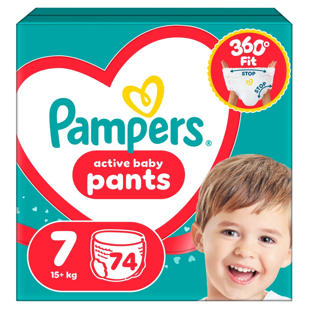 Pampers Active Baby Pants Bugyipelenka, Méret: 7 (15+ kg) 74 db