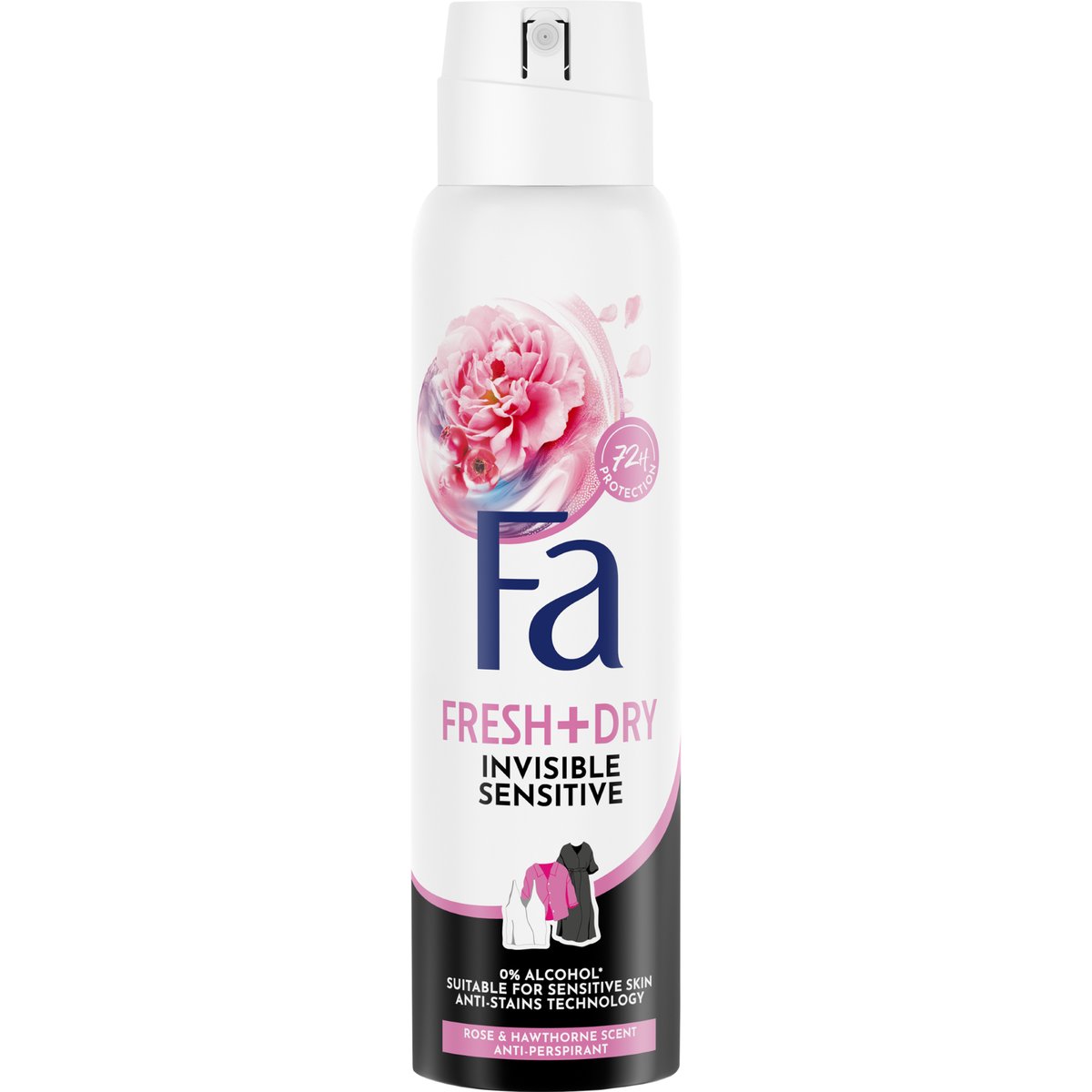 Fa izzadásgátló deospray Invisible Sensitive