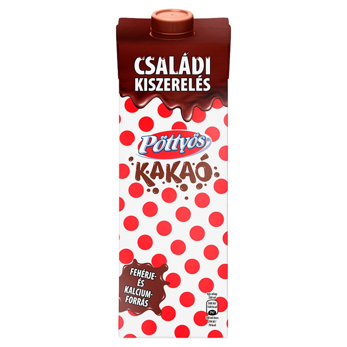 Pöttyös kakaós tej