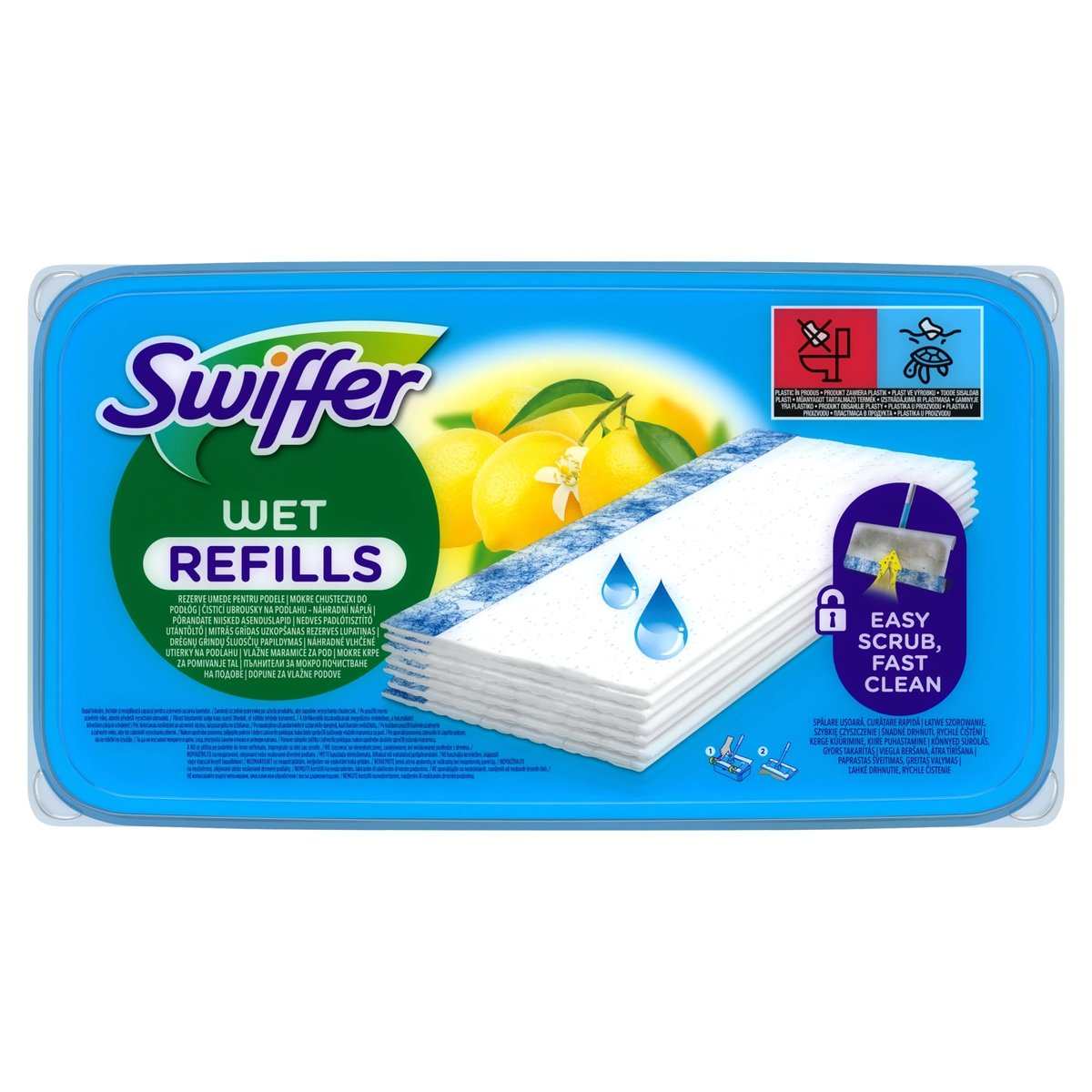 Swiffer nedves felmosókendő Citrus Fresh ilattal