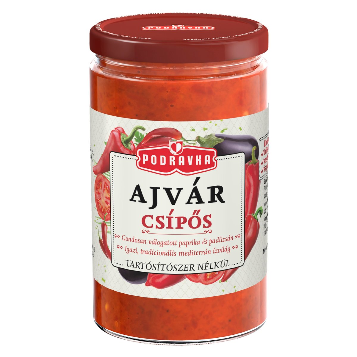 Podravka Ajvár, csípős