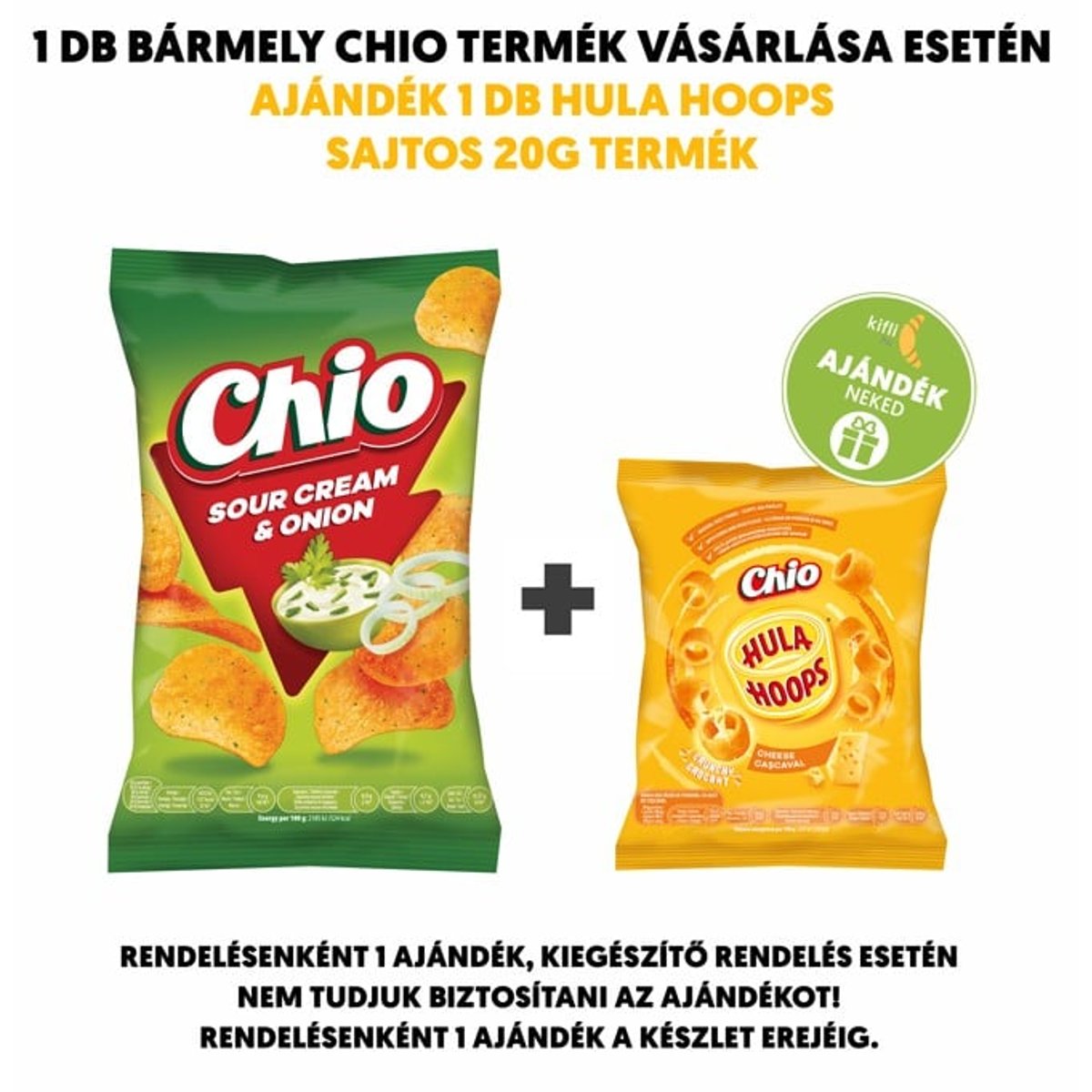 Chio hagymás-tejfölös chips