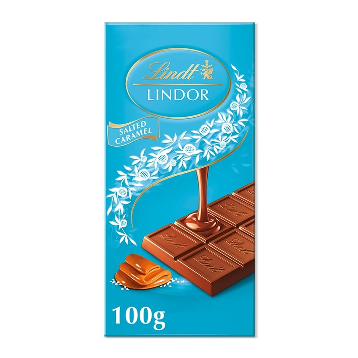 Lindt Lindor tejcsokoládé sós karamellás töltelékkel