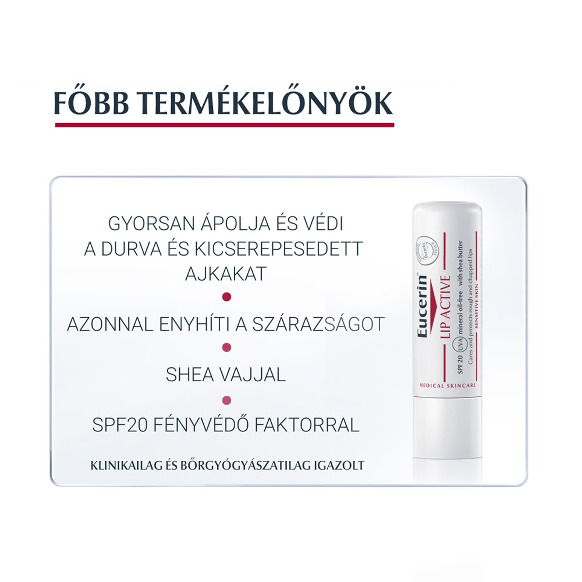 Eucerin pH5 Lip Aktiv ajakápoló 4,8g