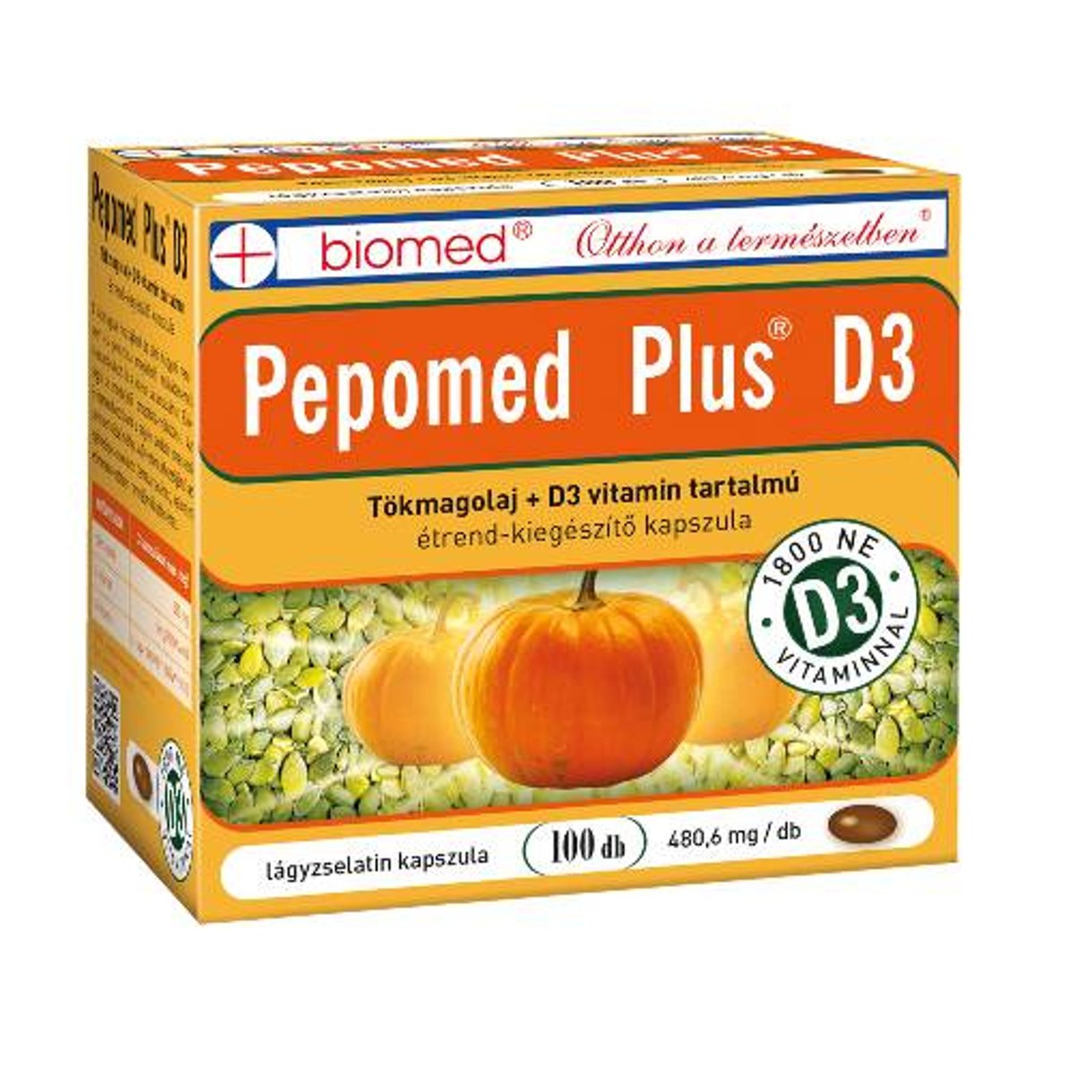 Biomed Pepomed Plus D3 kapszula 100 db