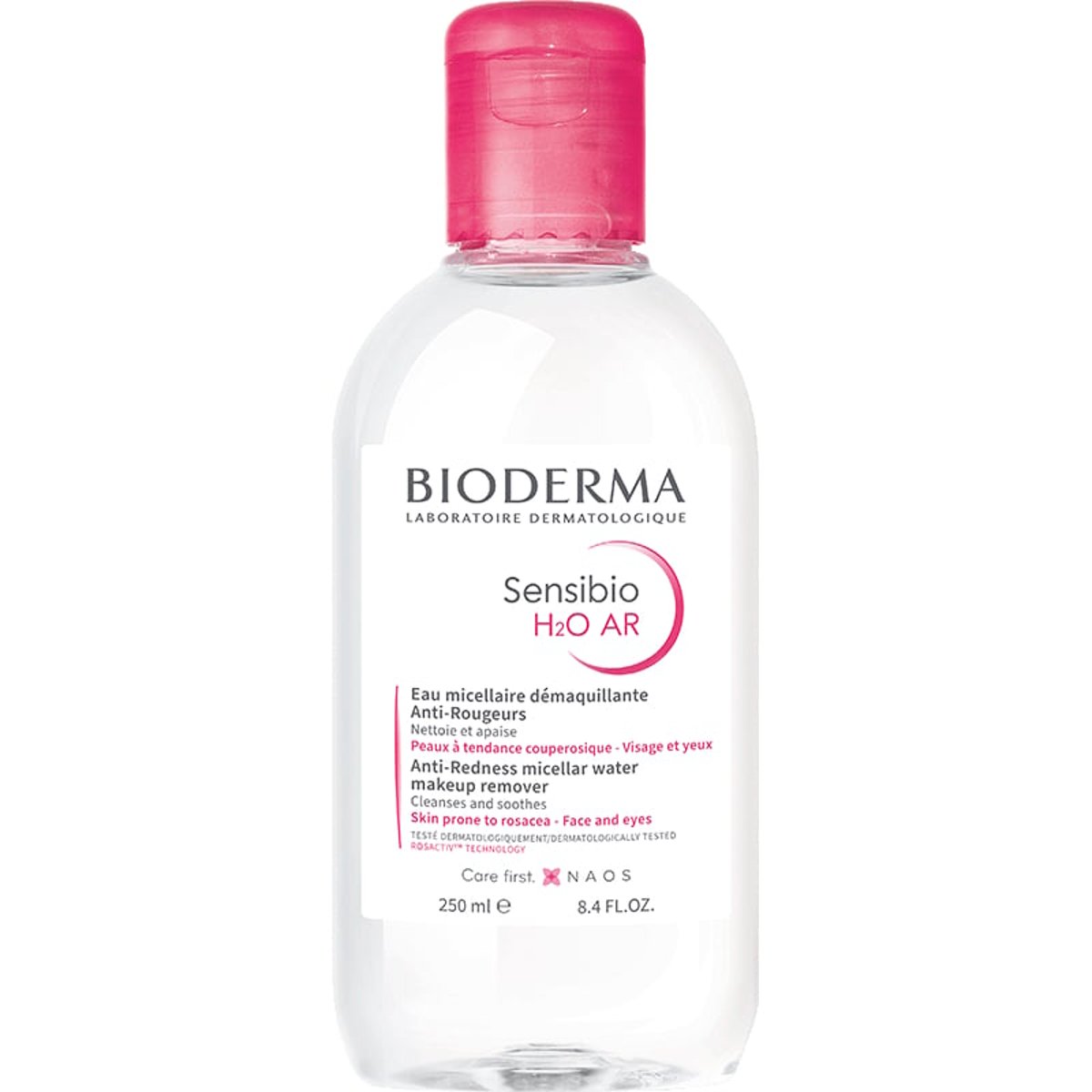 BIODERMA Sensibio H2O AR arc-és sminklemosó micellás víz 250ml