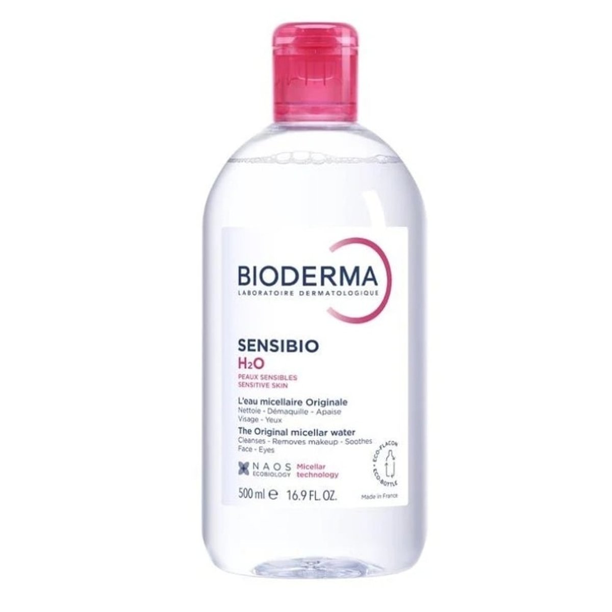 BIODERMA Sensibio H2O arc-és sminklemosó micellás víz RPET 500ml