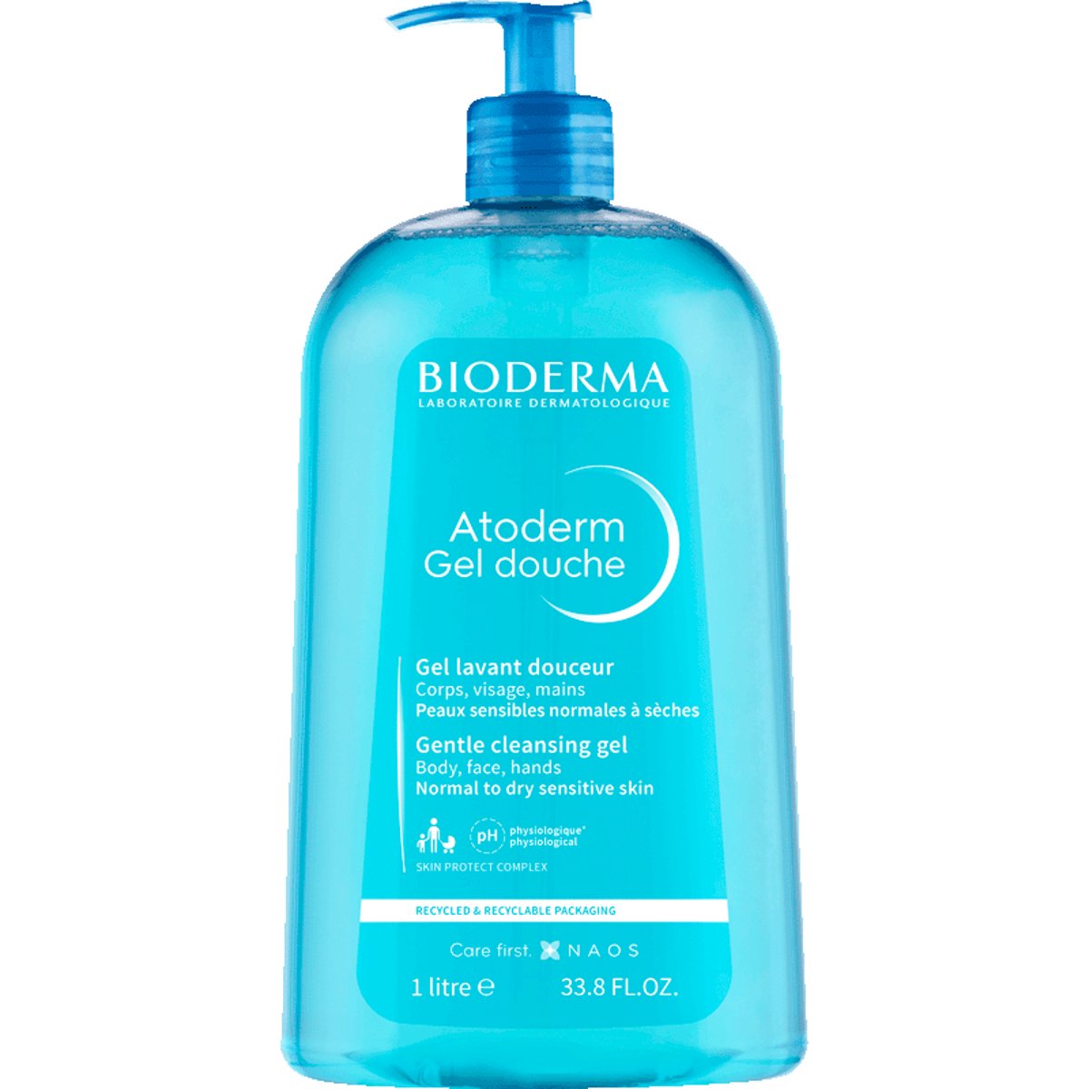 BIODERMA Atoderm tusfürdő RPET 1000ml