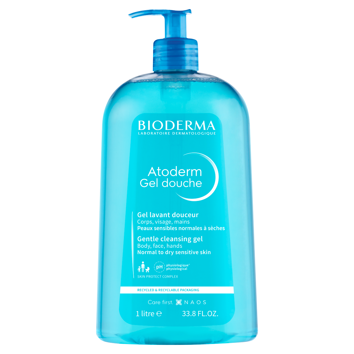 BIODERMA Atoderm tusfürdő RPET 1000ml