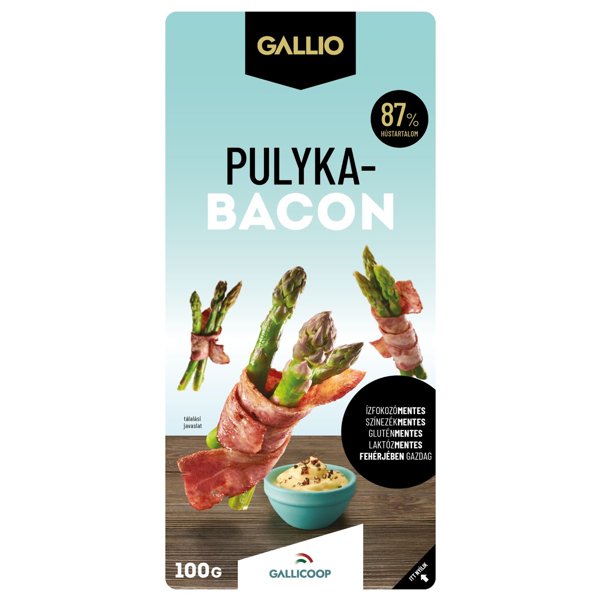 Gallio Pulykabacon szeletelt
