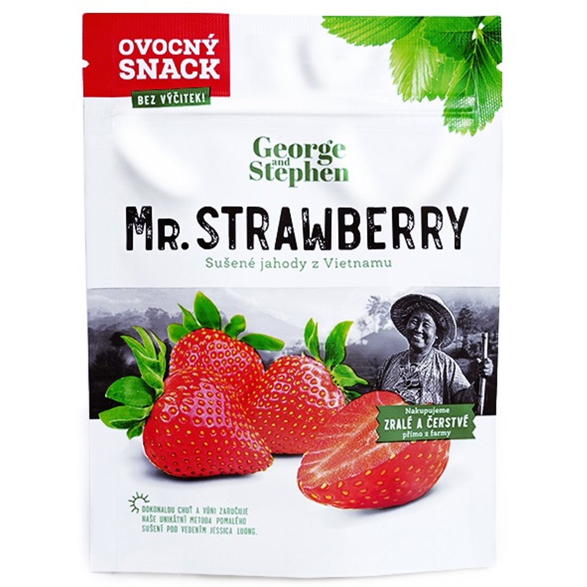 GEORGE AND STEPHEN Mr.Strawberry aszalt egész eper darabok