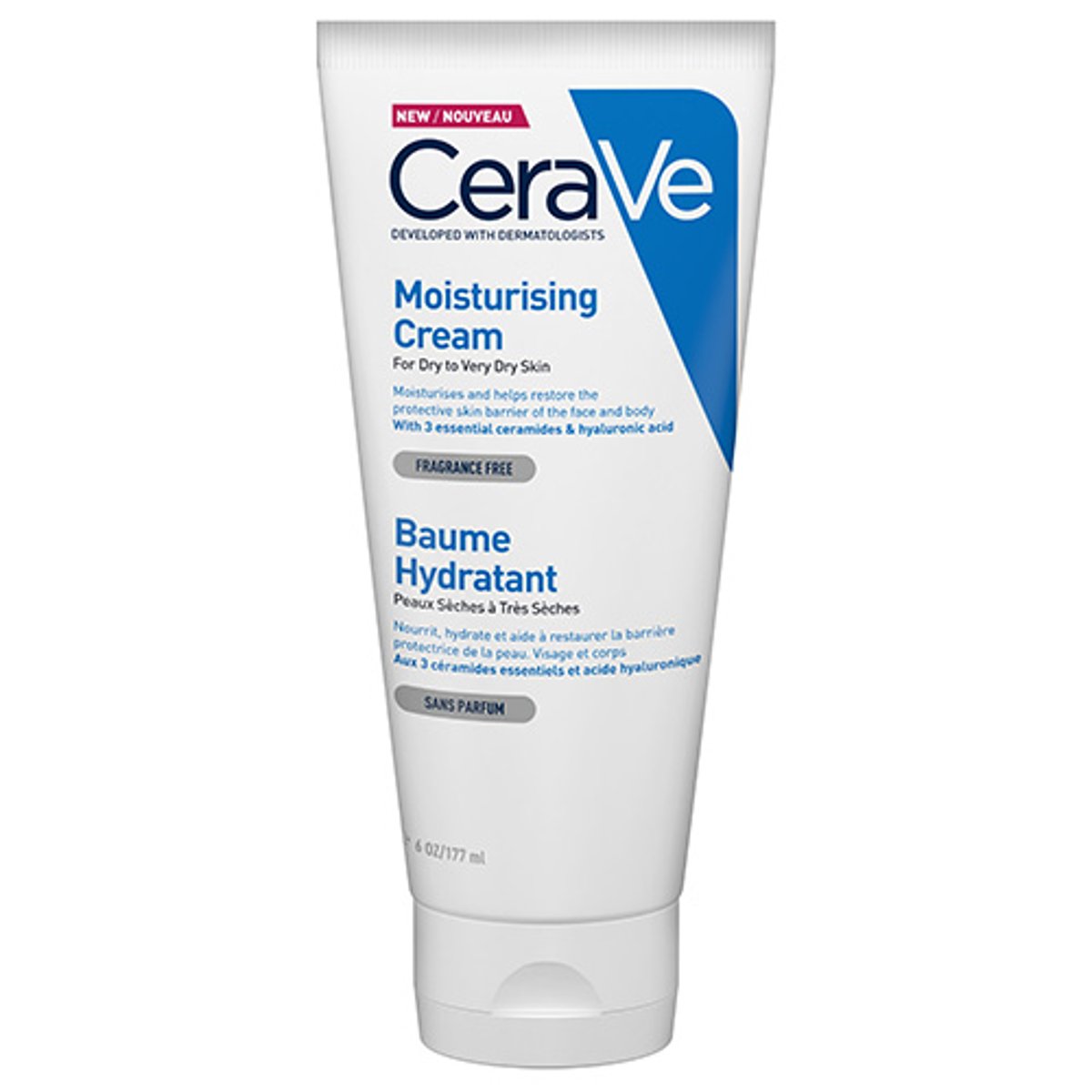 CeraVe Moisturising Cream hidratáló testápoló krém 177ml