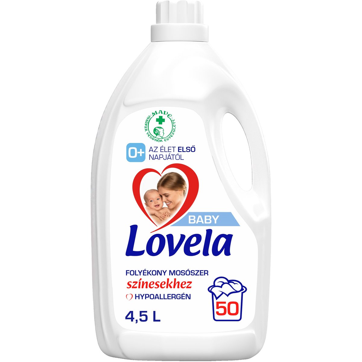 Lovela Baby Hipoallergén Folyékony mosószer színes ruhákhoz 4,5l
