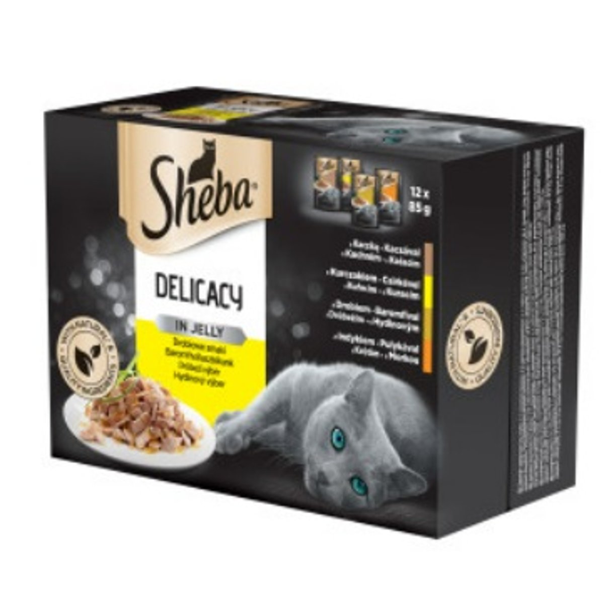 Sheba Delikatesse alutasakos macskaeledel baromfi válogatás aszpikban (12x85g)