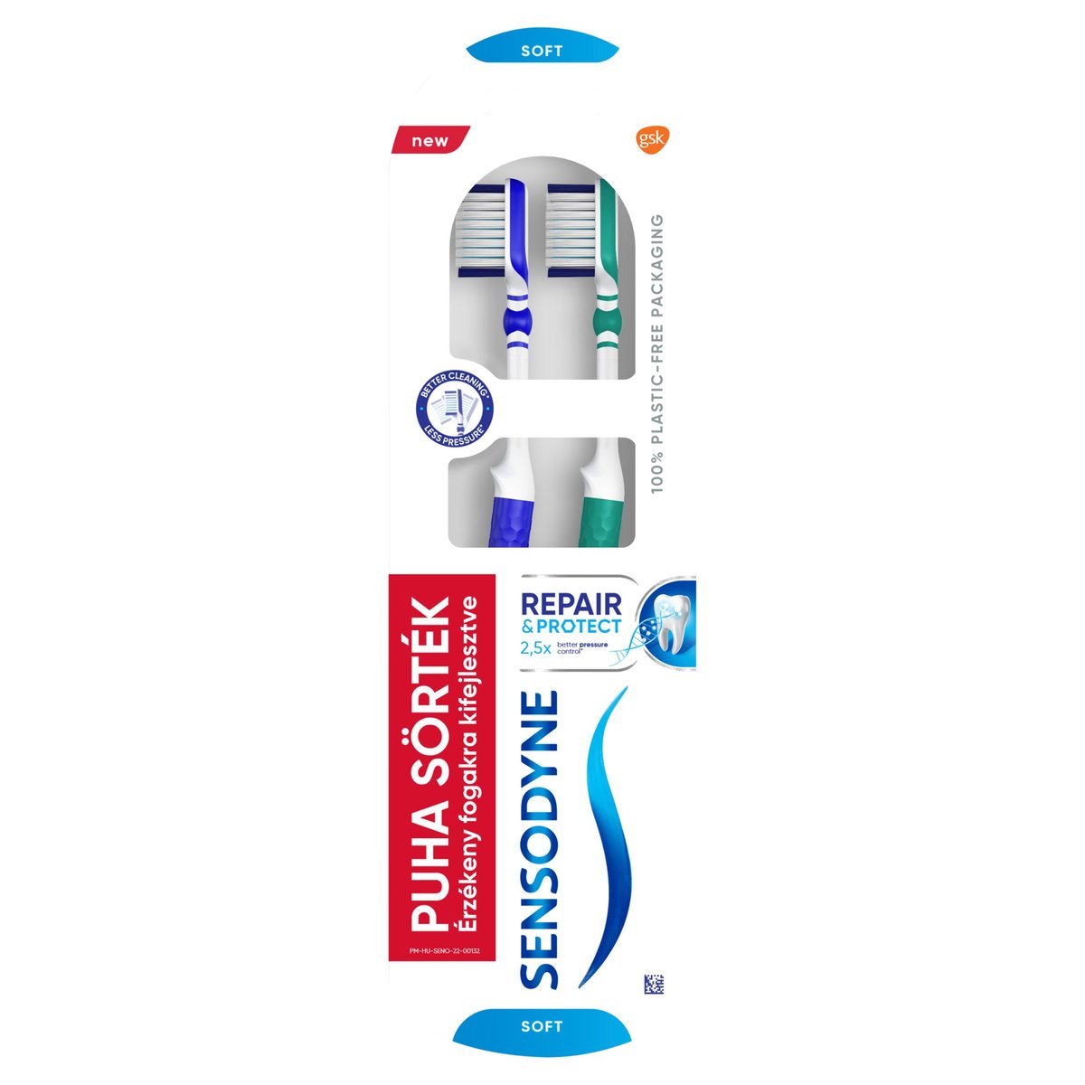 Sensodyne Repair & Protect fogkefe duopack
