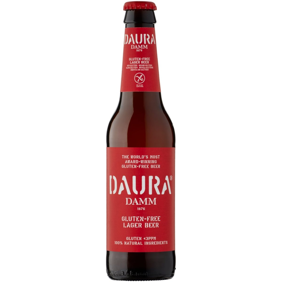 Daura Damm gluténmentes világos spanyol sör 5,4%