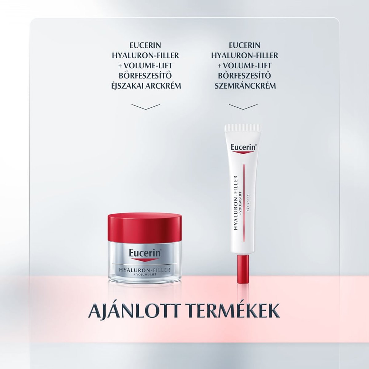 Eucerin Hyaluron-Filler + Volume-Lift Bőrfeszesítő nappali arckrém normál, vegyes bőrre 50ml