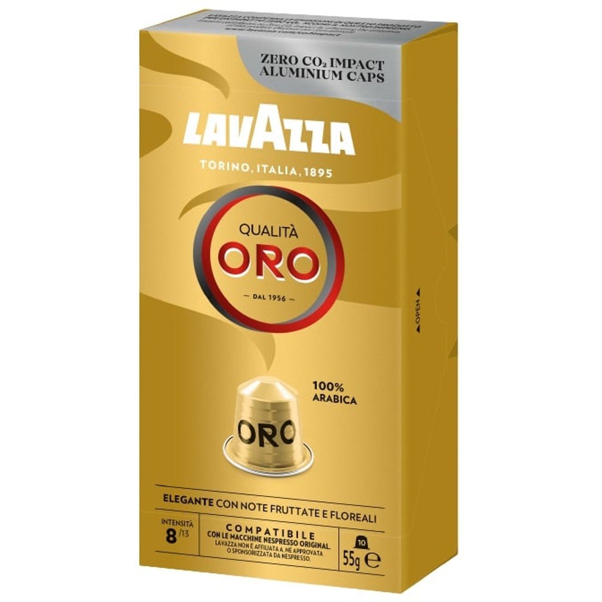 Lavazza Nespresso kompatibilis aluminium kávékapszula Oro (100% Arabica)