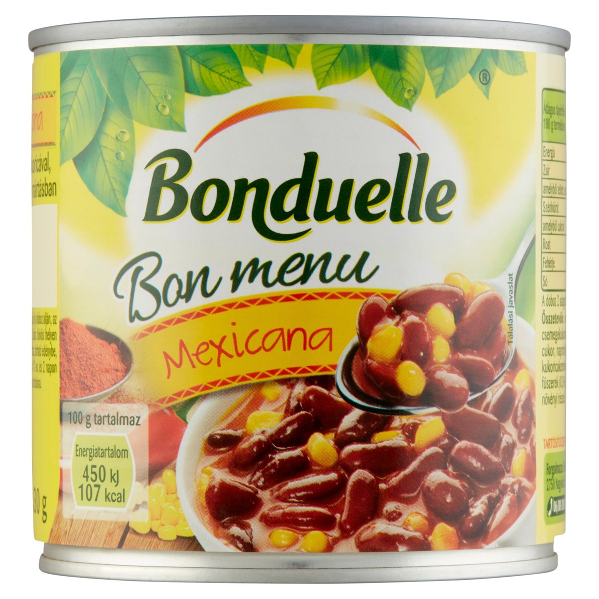 Bonduelle Bon Menu Mexicana vörösbab kukoricával, enyhe mexikói mártásban