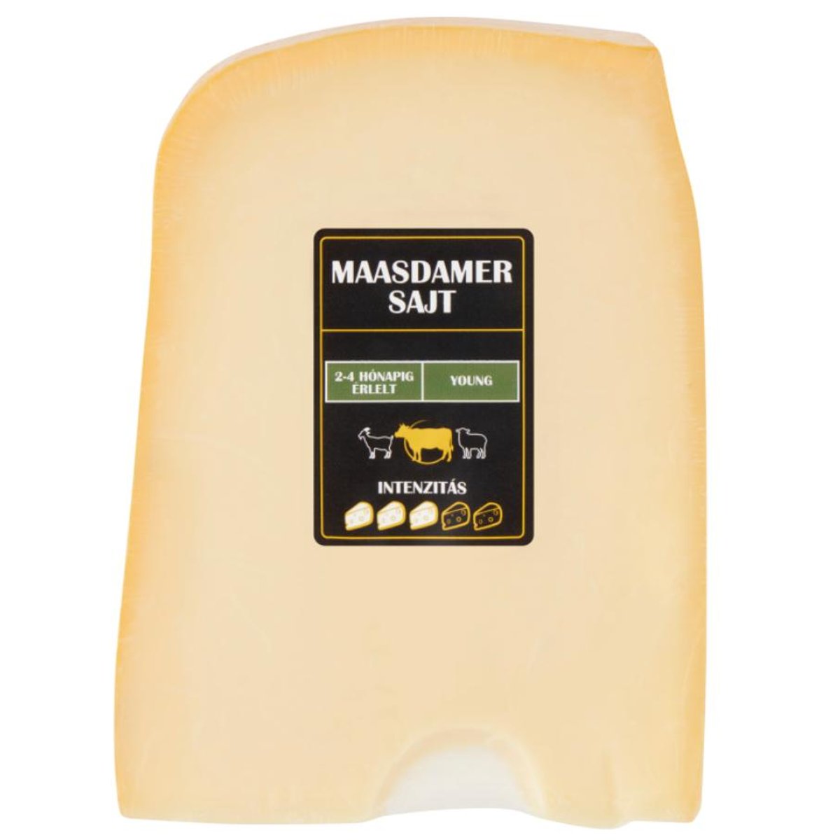 Lecker Maasdamer darabolt sajt