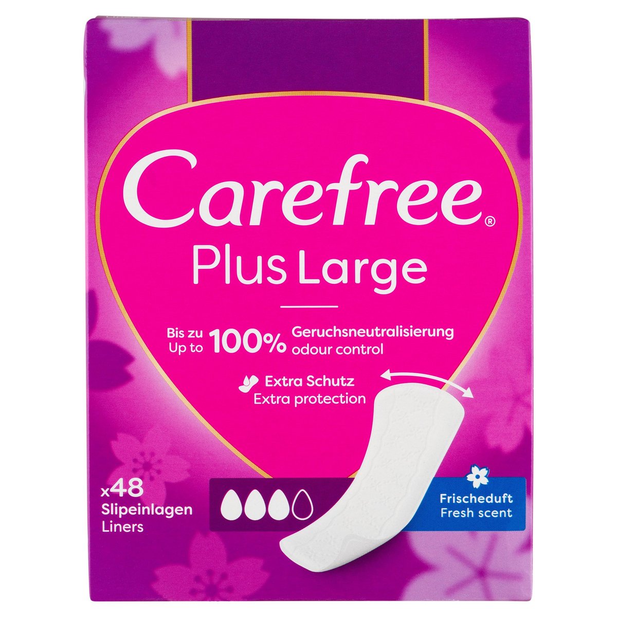 Carefree Plus Large Fresh tisztasági betét