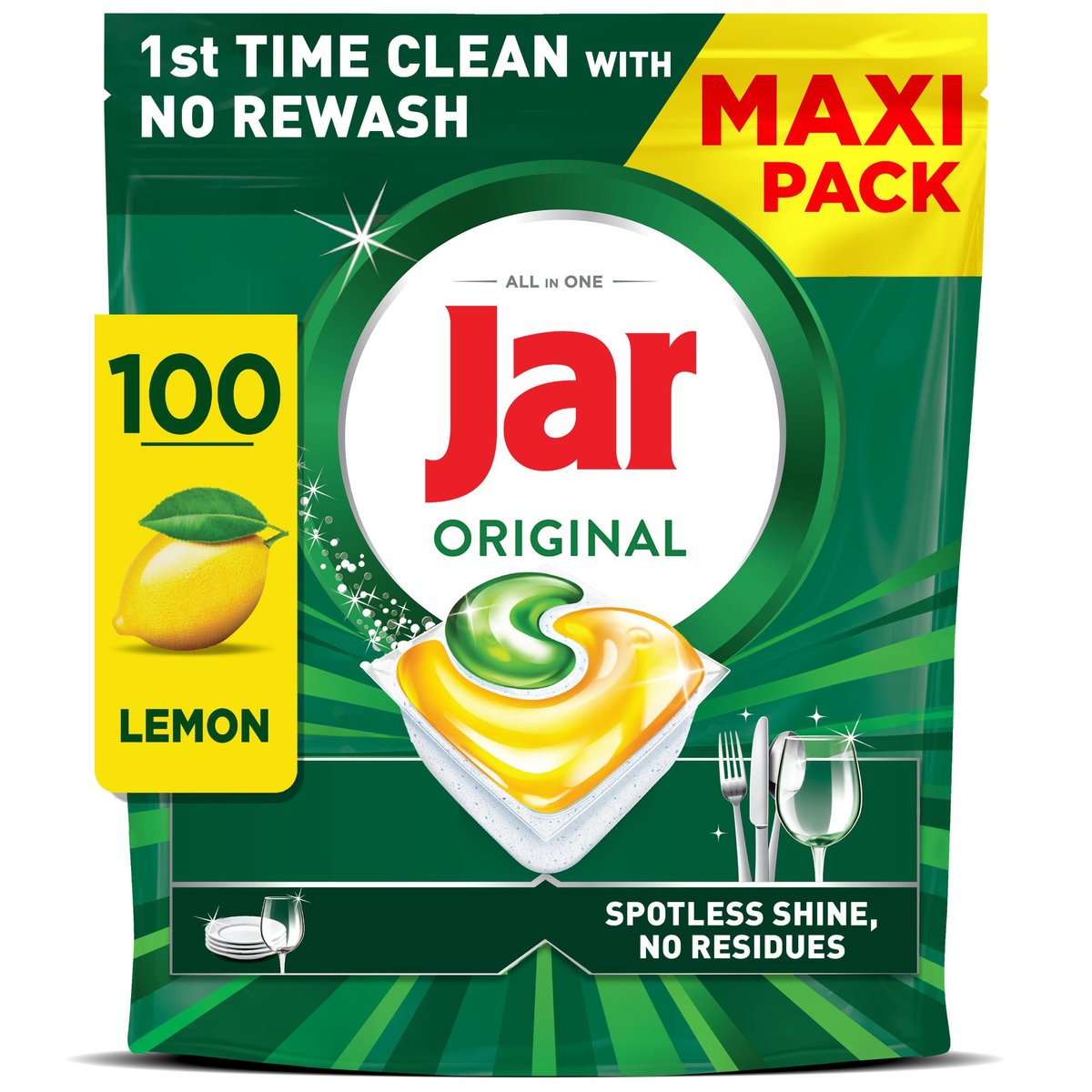 Jar Original Lemon All In One Mosogatókapszula
